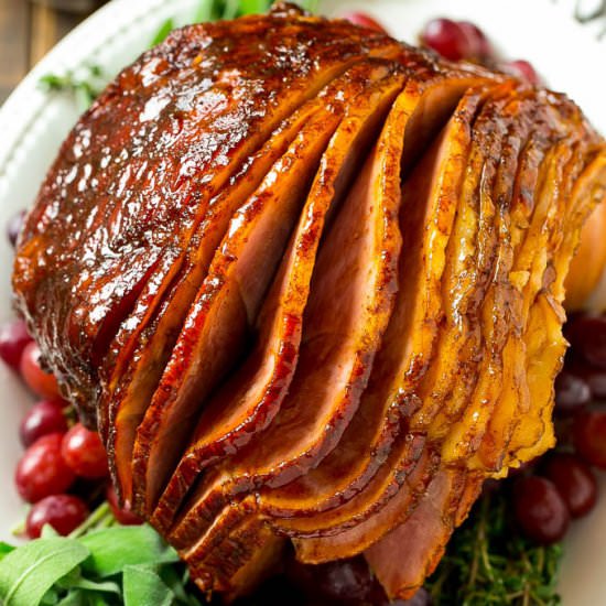 Smoked Ham with Brown Sugar Glaze