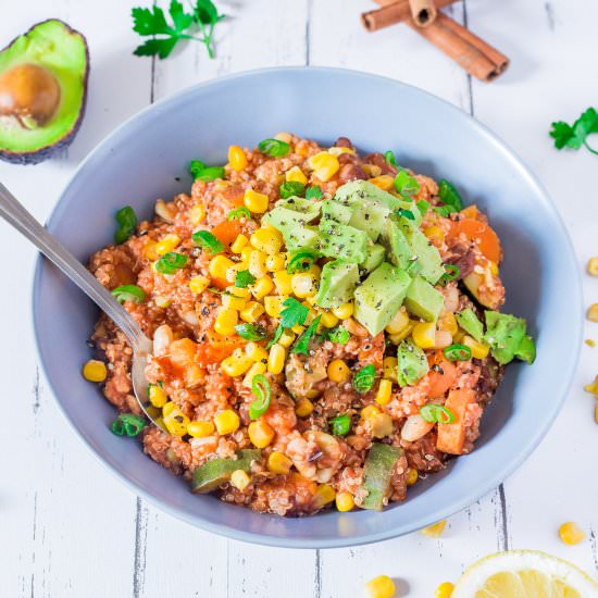 One-Pot Vegan Quinoa Chili