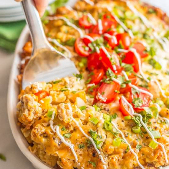 Slow cooker breakfast casserole