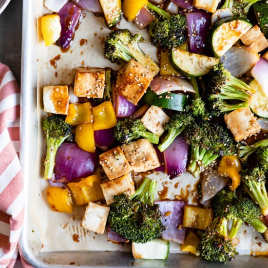 Sheet Pan Hoisin Tofu