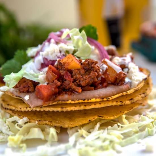 Ground Beef Tostadas