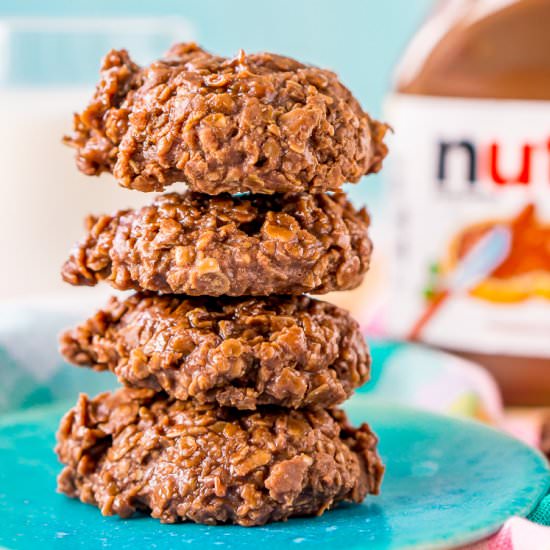 Nutella No Bake Cookies