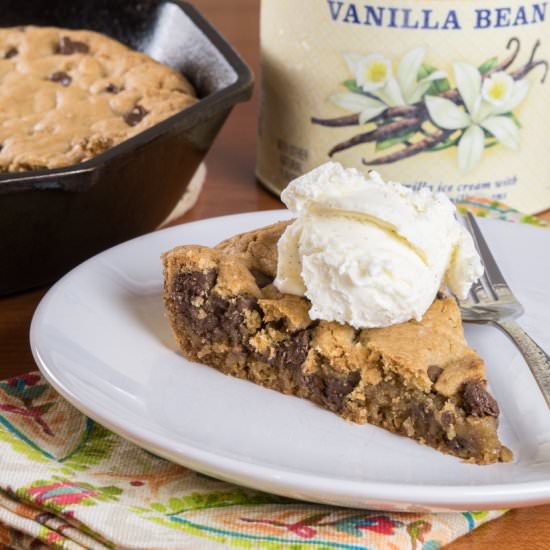 Cast-Iron Skillet Chocolate Chip Cookie