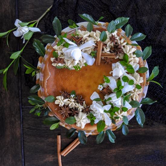Purple Sweet Potato Cheesecake