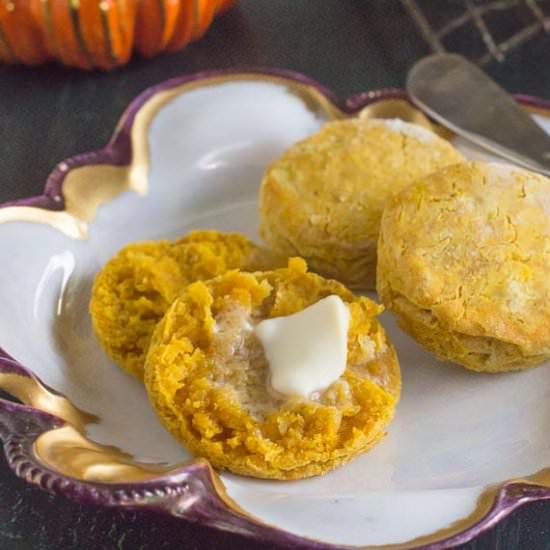 Low FODMAP GF Pumpkin Biscuits