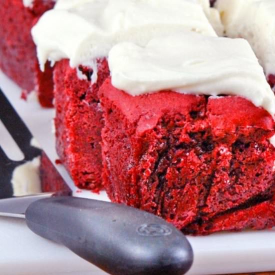 Red Velvet Brownies