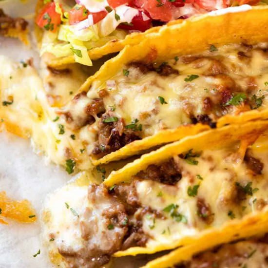 OLD SCHOOL BEEF TACOS