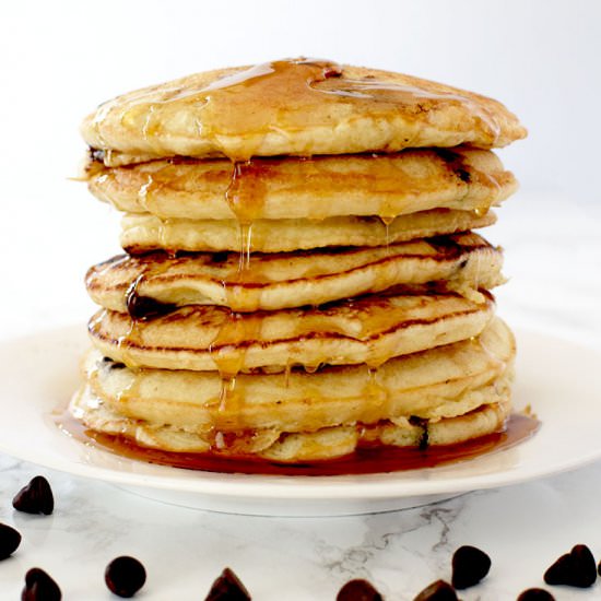 chocolate chip pancakes
