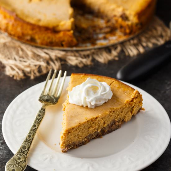 Keto Pumpkin Cheesecake