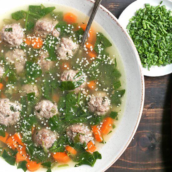 Paleo Whole30 Italian Wedding Soup