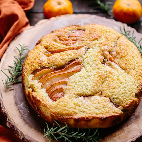 Ricotta Pear Cake