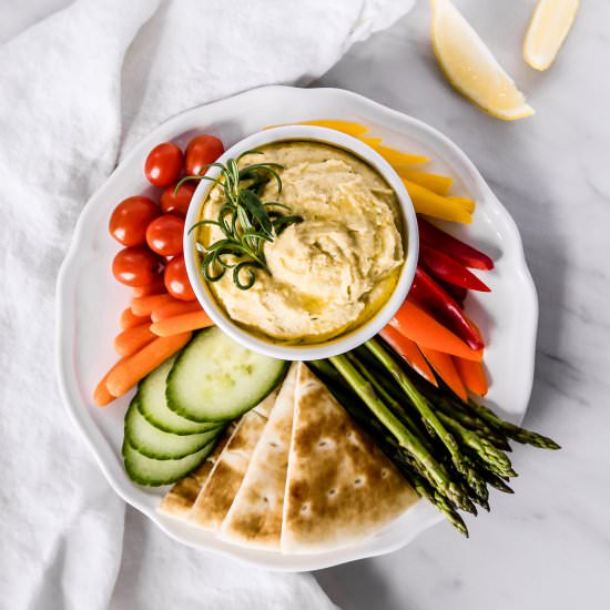 Lemon Rosemary Hummus