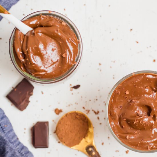 Vegan Chocolate Avocado Pudding