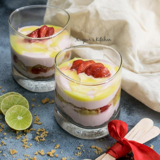 Strawberry Lemonade Cheesecake