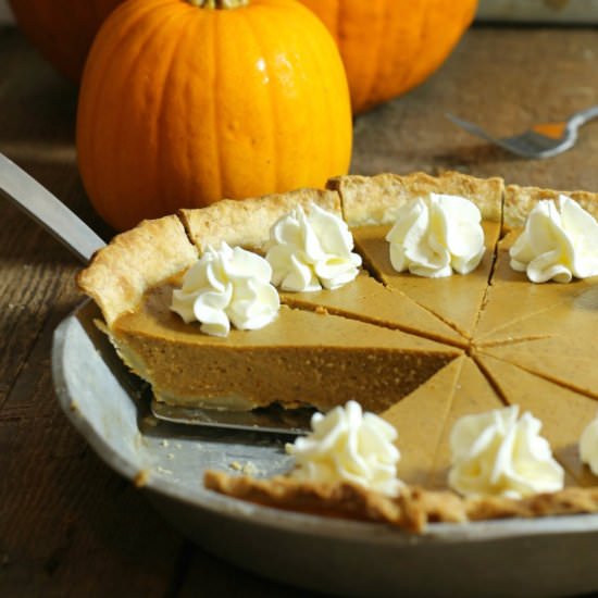 Homemade Pumpkin Pie