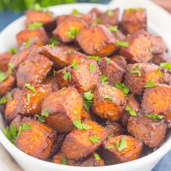 Roasted Cinnamon Sweet Potatoes