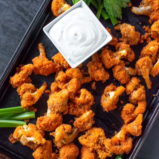 The Best Buffalo Cauliflower Wings