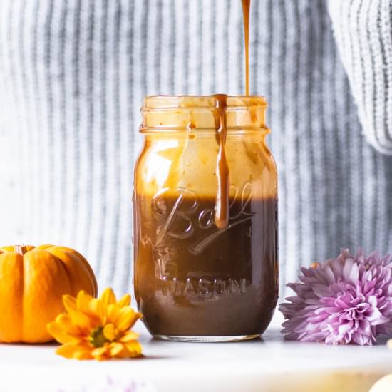 Paleo Salted Pumpkin Caramel Sauce