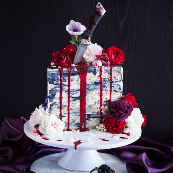 Bloody Halloween Cake
