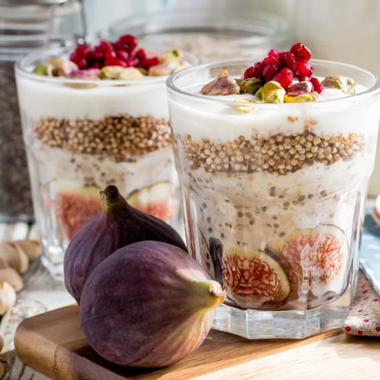 Fig and Quinoa Overnight Oats