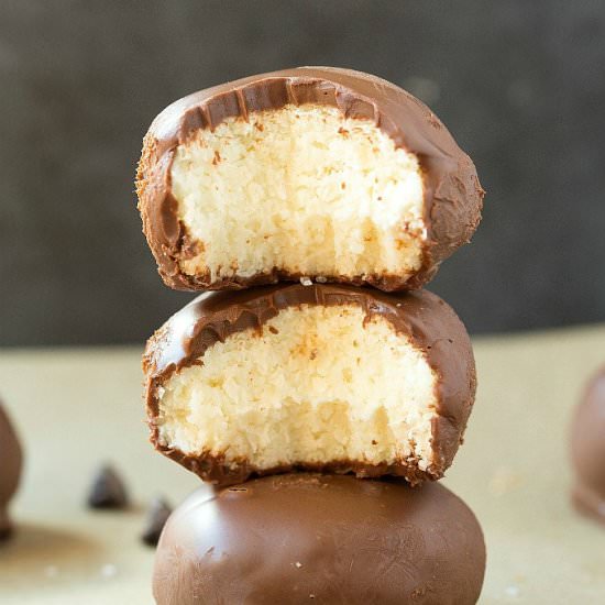 No Bake Chocolate Coconut Truffles