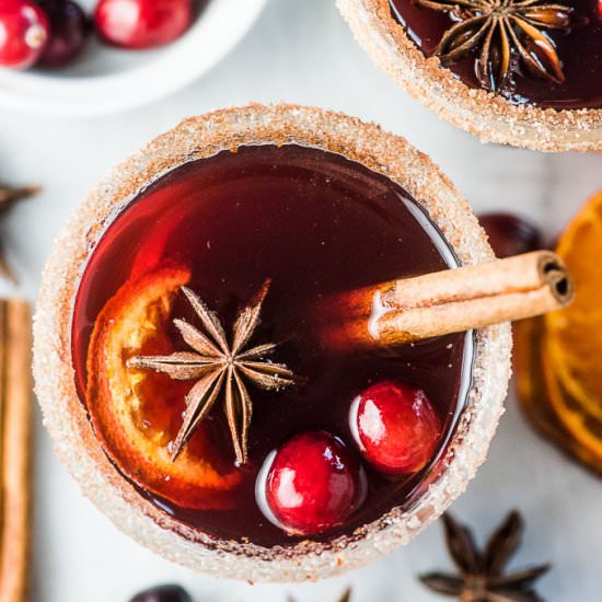 Cranberry Hot Toddy
