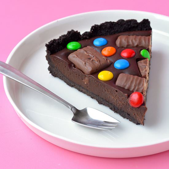 Candy Bar Chocolate Tart