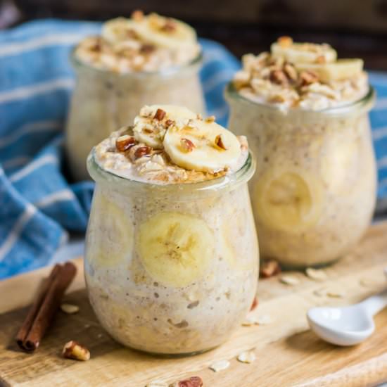 Banana Bread Overnight Oats