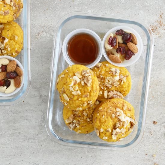 Pumpkin Spice Pancake Cups