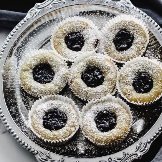 Vegan Blackberry Sugar Cookies
