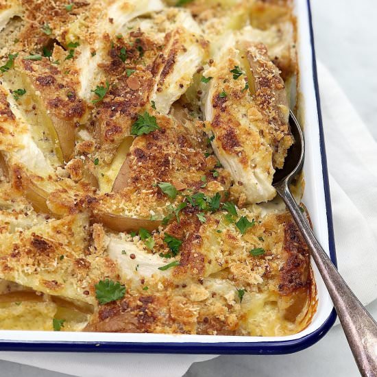 Potato and Fennel Gratin