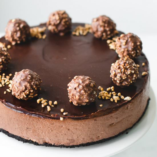 No Bake Nutella Cheesecake