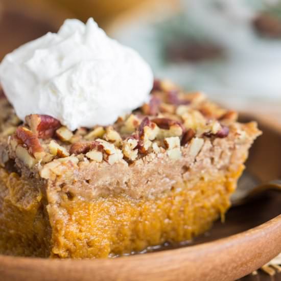 Upside Down Pumpkin Cake