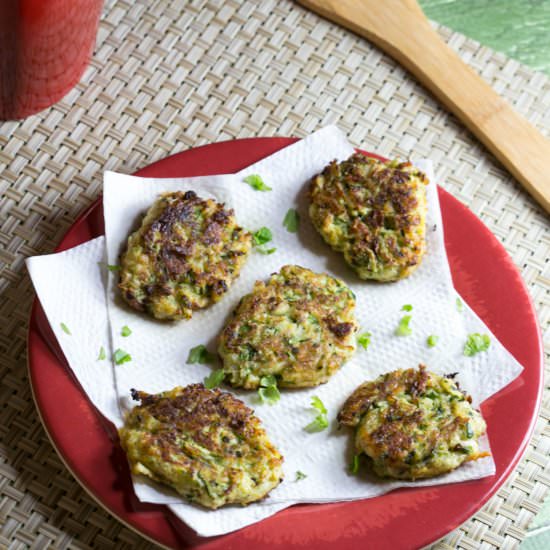 Coconut Zucchini Fritters