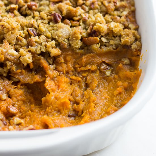 Vegan Sweet Potato Casserole