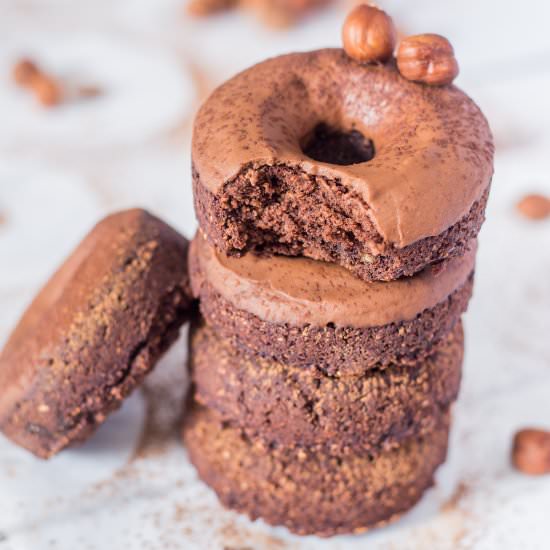 Healthy Baked Chocolate Donuts