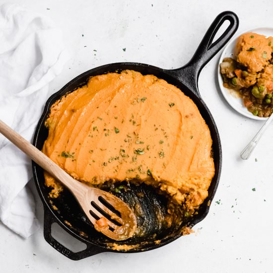 Curry Sweet Potato Shepherd’s Pie
