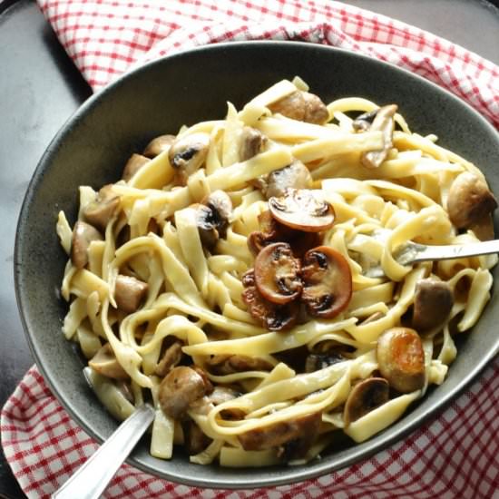 Easy Low Fat Mushroom Pasta Sauce
