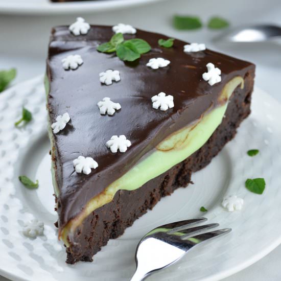 Flourless Mint Chocolate Cake