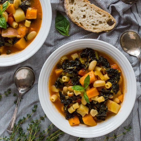 Autumn Minestrone Soup