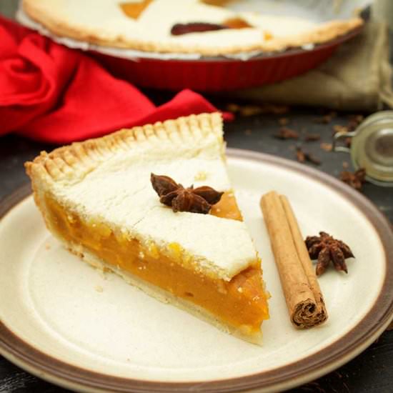Halloween Pumpkin Pie