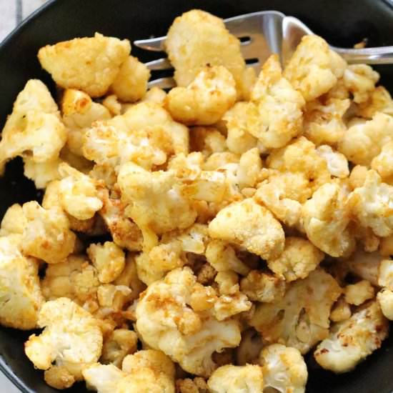 Easy Cheesy Baked Cauliflower