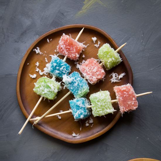 Bite-size steamed cassava cake