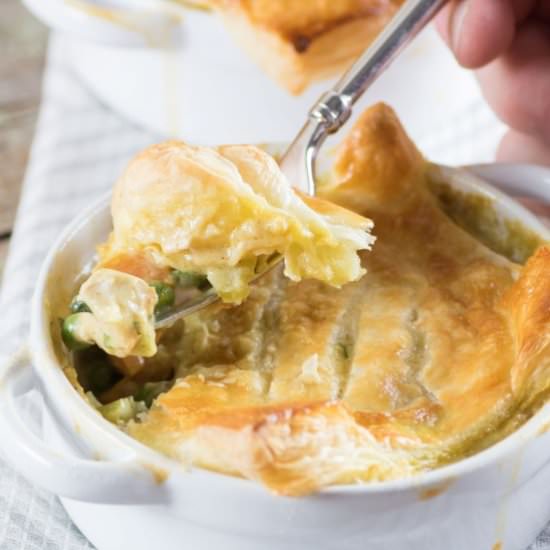 CURRIED TURKEY POT PIE