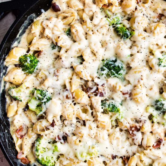 Cheesy Chicken Skillet Casserole