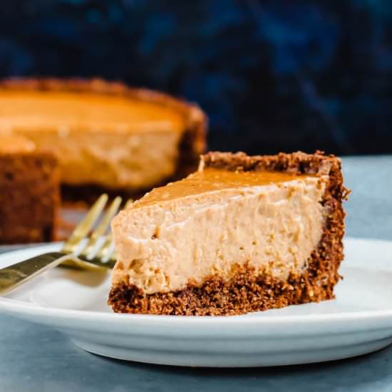 Vegan and GF Pumpkin Cheesecake