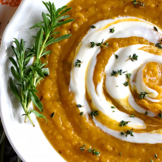 Roasted Butternut Squash Soup