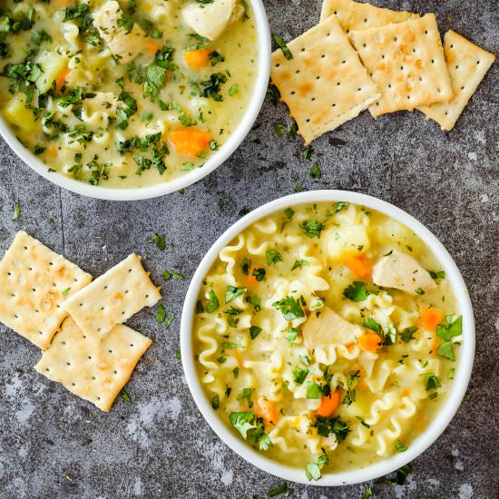 Creamy Chicken Noodle Soup