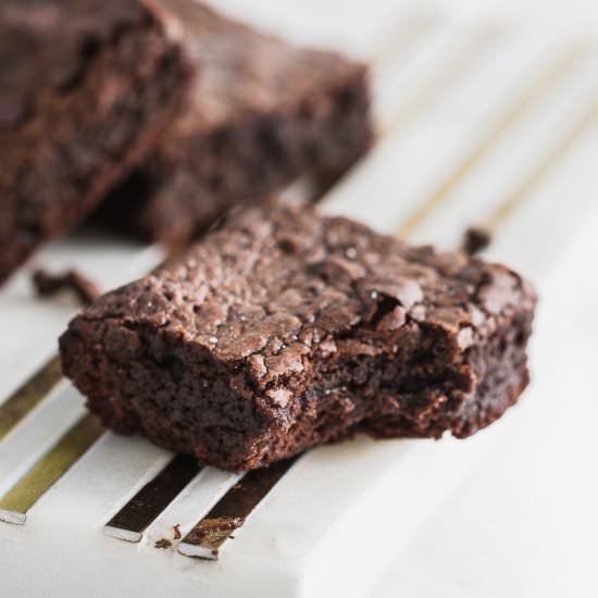 Rich and Fudgy Flourless Brownies
