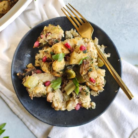 Pomegranate Za’atar Stuffing